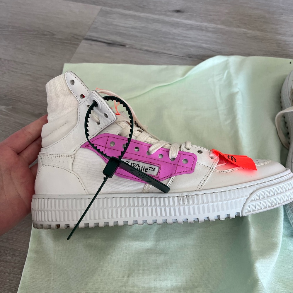 Authentic off white high top sneakers - Picture 4 of 8
